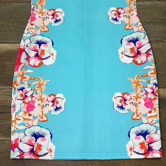 Womens Gianni Bini Tropical Floral Dress - Picture 4 of 13